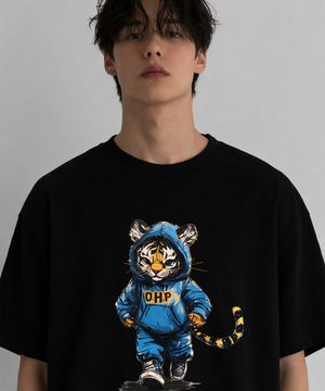 OHPxAIDAEVE 초사이언타이거 세미오버 반팔티6