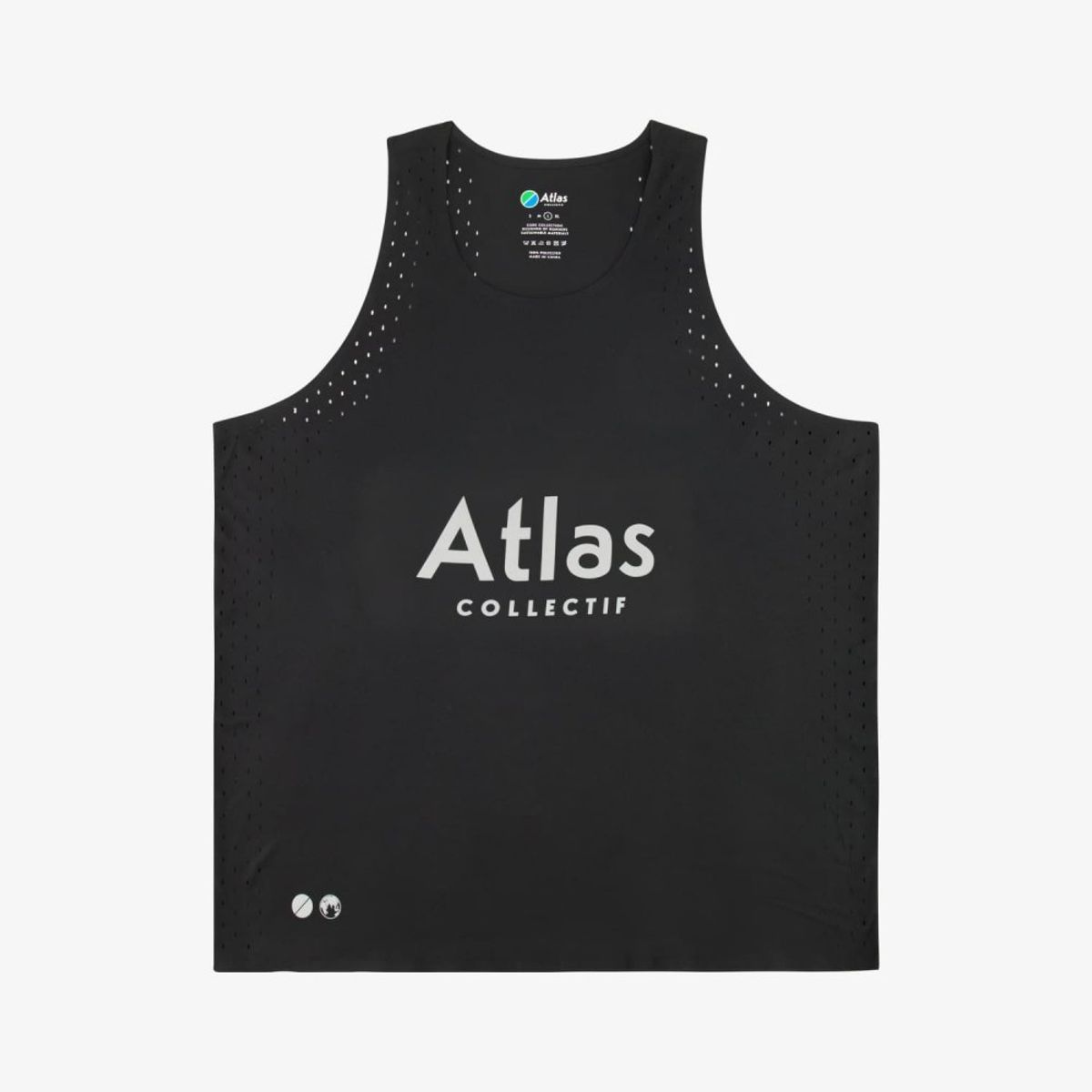 아틀라스 콜렉티프(ATLAS COLLECTIF) Atlas COLLECTIF Illumi Trax MENS Running Singlet