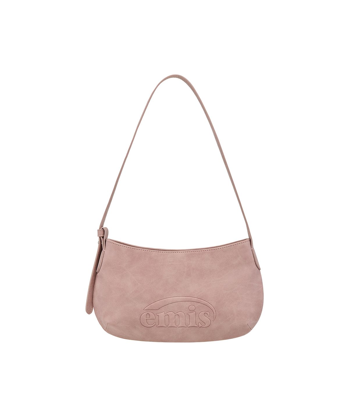 이미스(EMIS) LOGO EMBOSSED TOTE BAG-PINK
