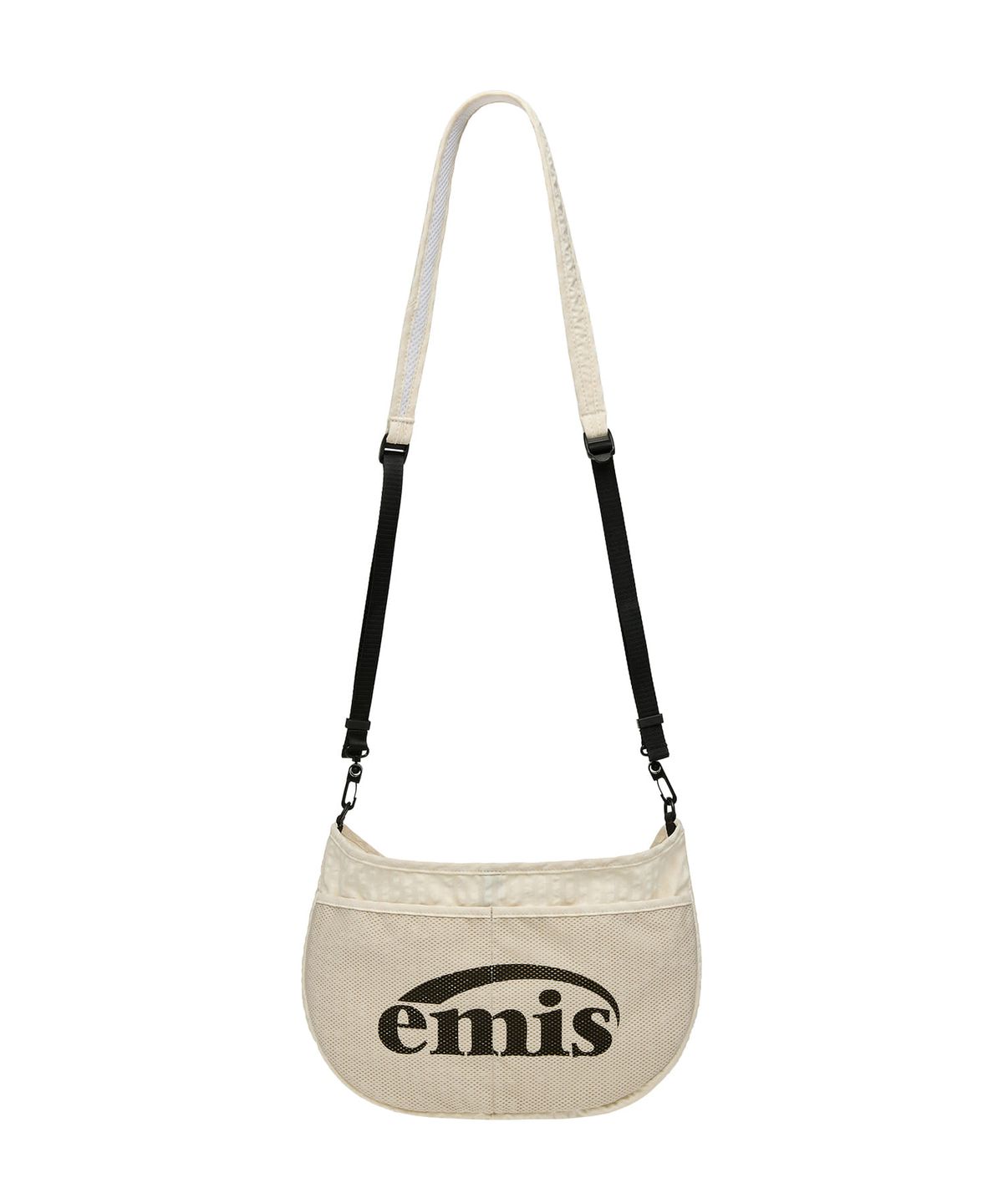 이미스(EMIS) PACKABLE CHECK CROSSBODY BAG-BEIGE