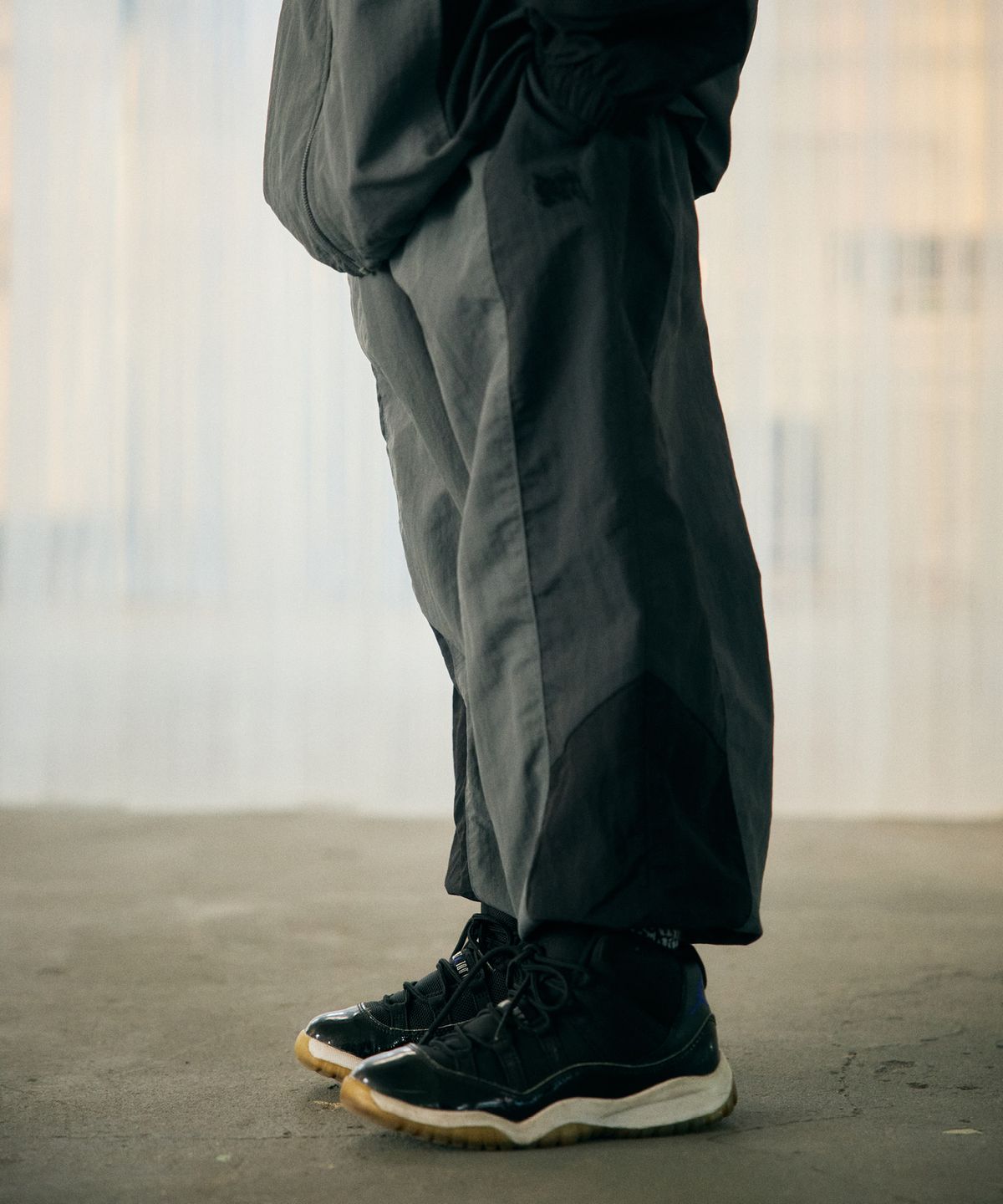 브라운브레스 키즈(BROWNBREATH KIDS) KIDS BB COLOR BLOCK PANTS - GREY