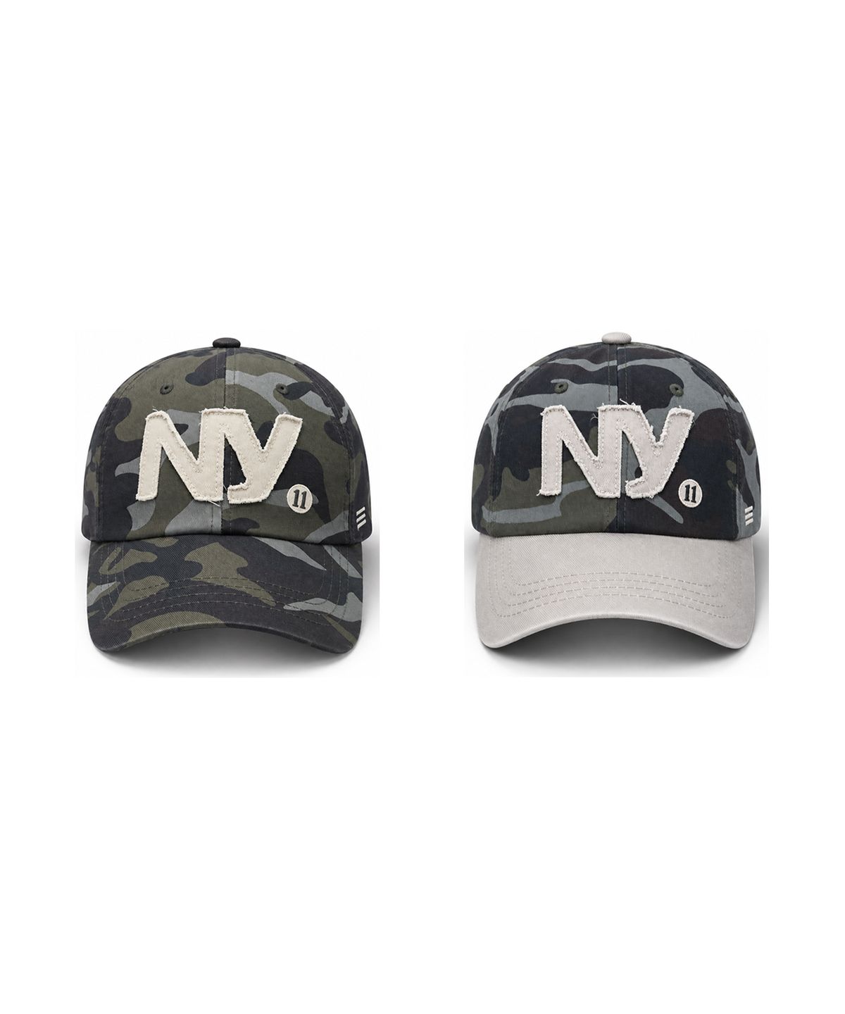 블랙리클루시브(BLACK RECLUSIVE) NY 로고 카모 볼캡 2colors (BKE5UCW600)
