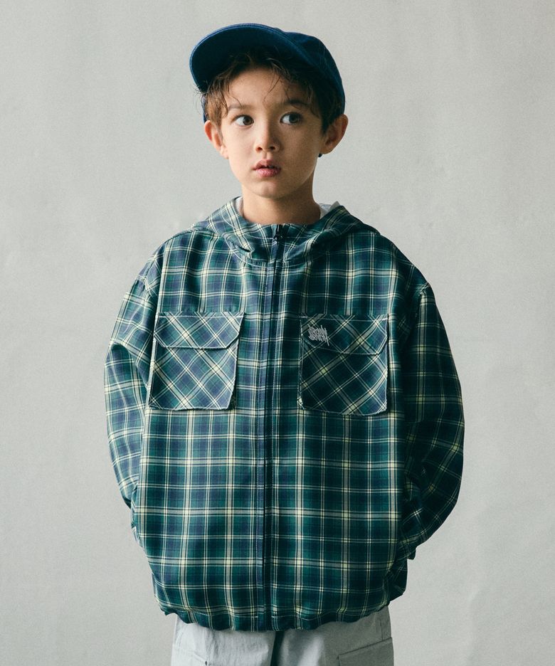 KIDS TAG CHECK WINDBREAKER - GREEN