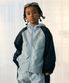KIDS BB COLOR BLOCK WINDBREAKER - LIGHT BLUE