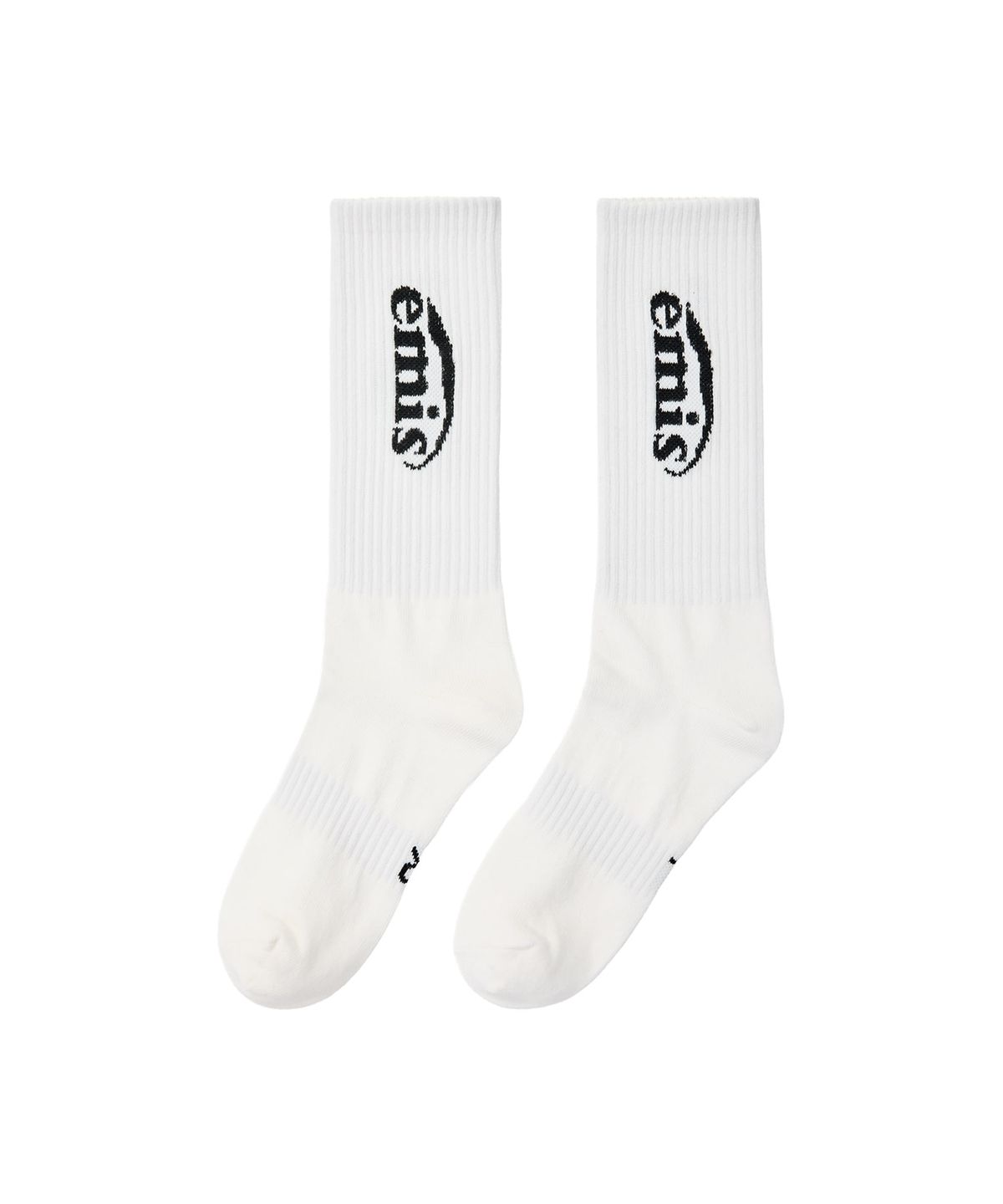 이미스(EMIS) NEW LOGO JACQUARD SOCKS-WHITE