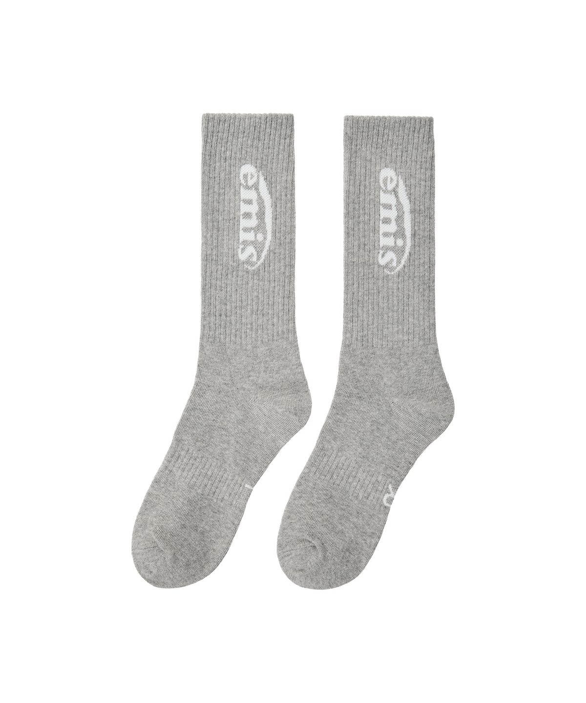 이미스(EMIS) NEW LOGO JACQUARD SOCKS-GRAY