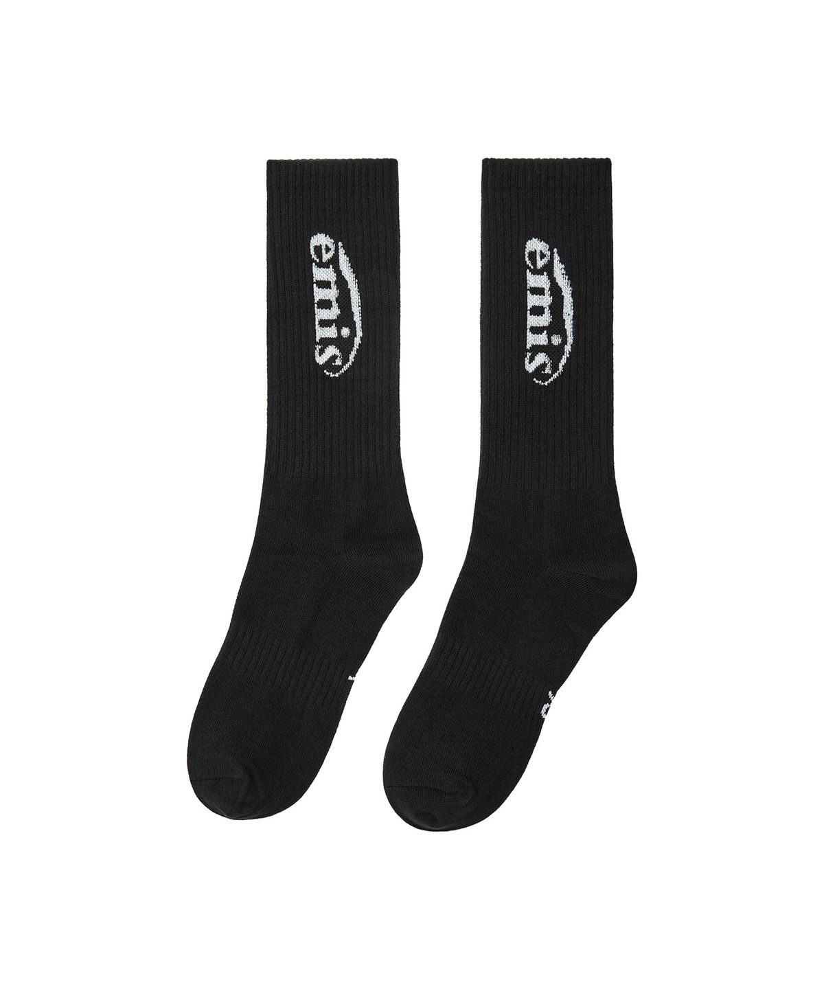 이미스(EMIS) NEW LOGO JACQUARD SOCKS-BLACK