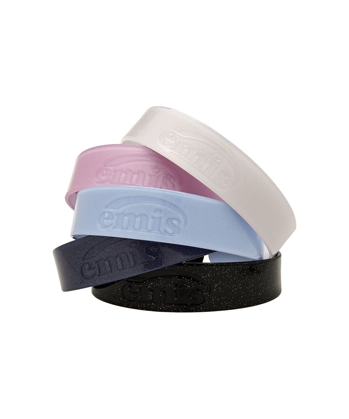 이미스(EMIS) GLITTER WIDE LOGO HAIRBAND