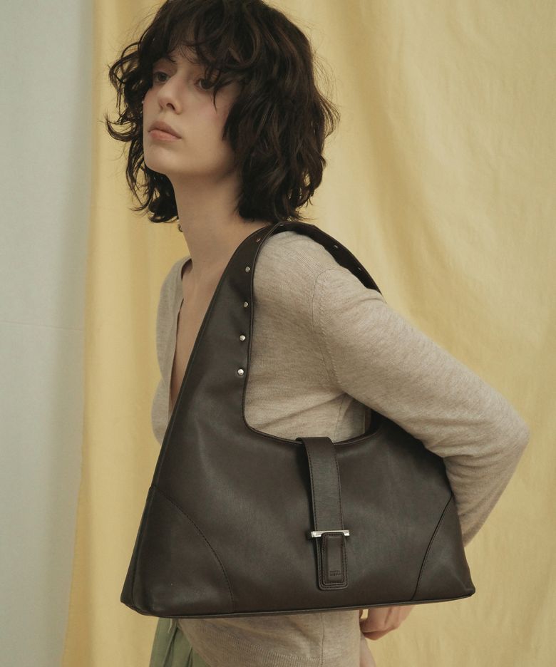 Latent Hobo Bag_CTA942(Brown)