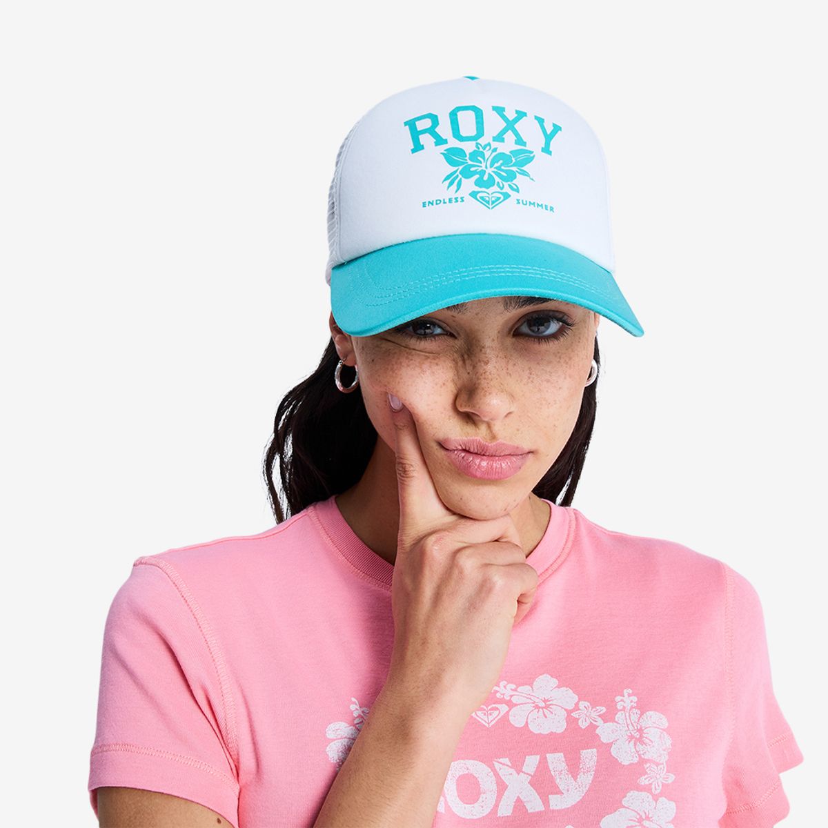 록시(ROXY) GOLD DUST GIRL 트러커 캡 모자 (RG13CP030GNA)