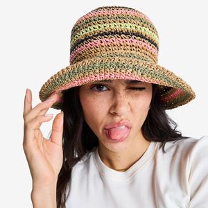 SPOTLESS SUNNIES 스트로 버킷 햇 (RG13HT050TEC)