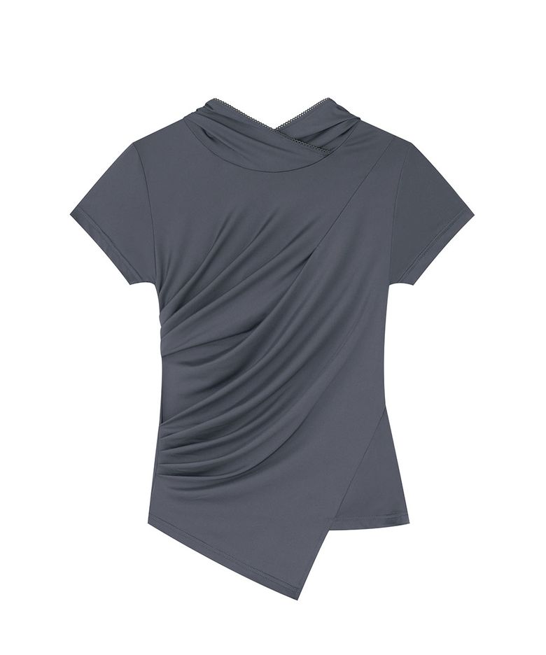 Hooded Drape Top (CH)