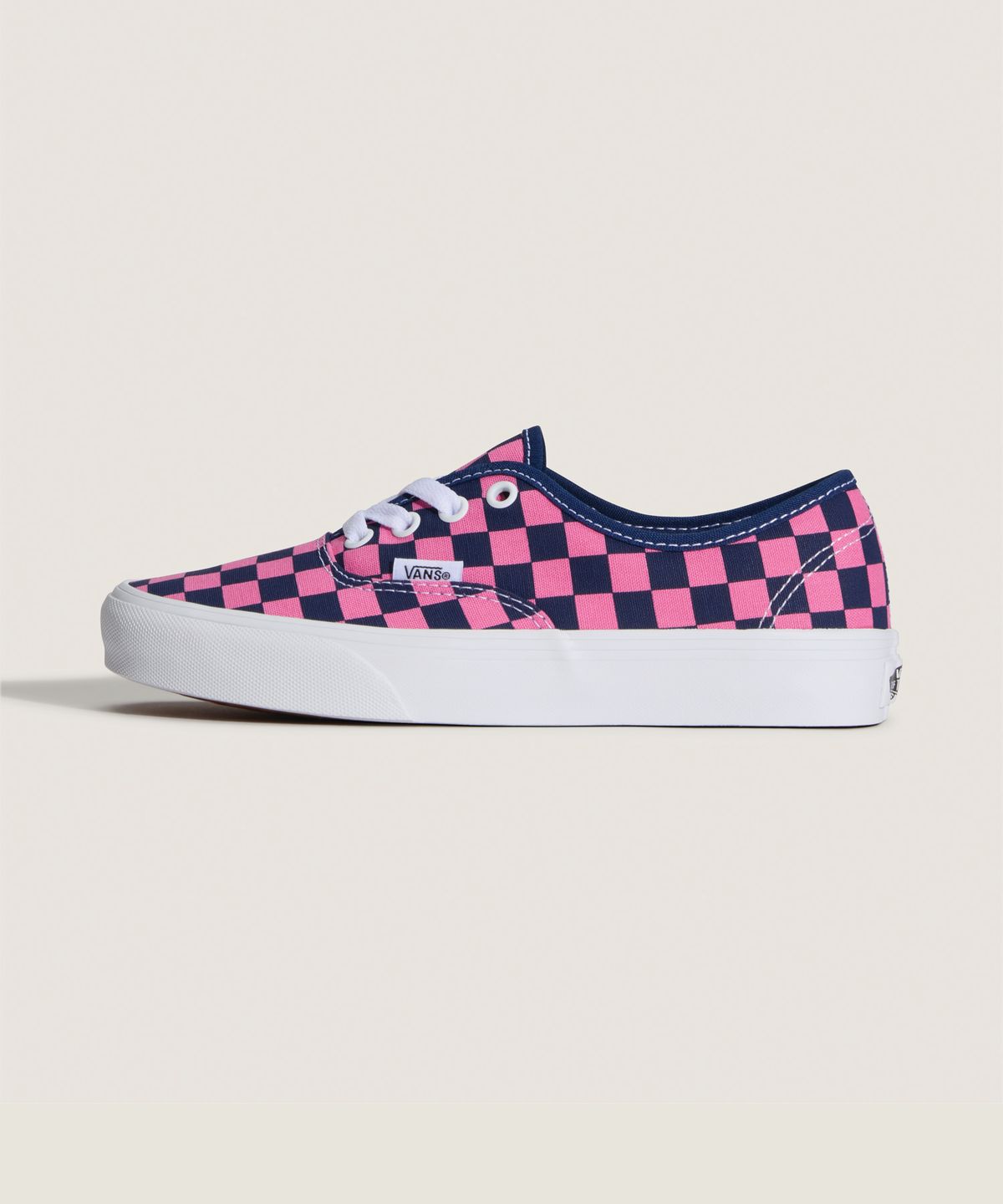 반스(VANS) 어센틱 - (체커보드) 딥 인디고:핑크 피즈 / VN000EAD1VZ1