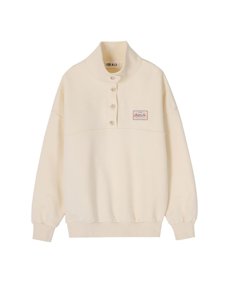AUBRY Half Sweatshirt(오브리)_CREAM