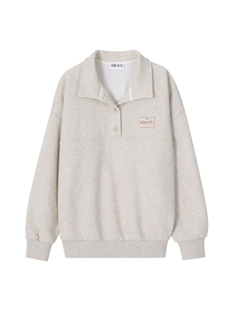 AUBRY Half Sweatshirt(오브리)_OATMEAL