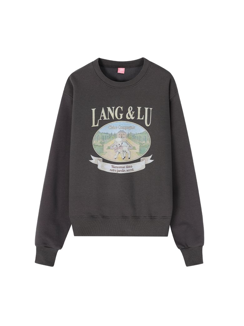 POOKIE Sweatshirt(푸키)_DARK GREY