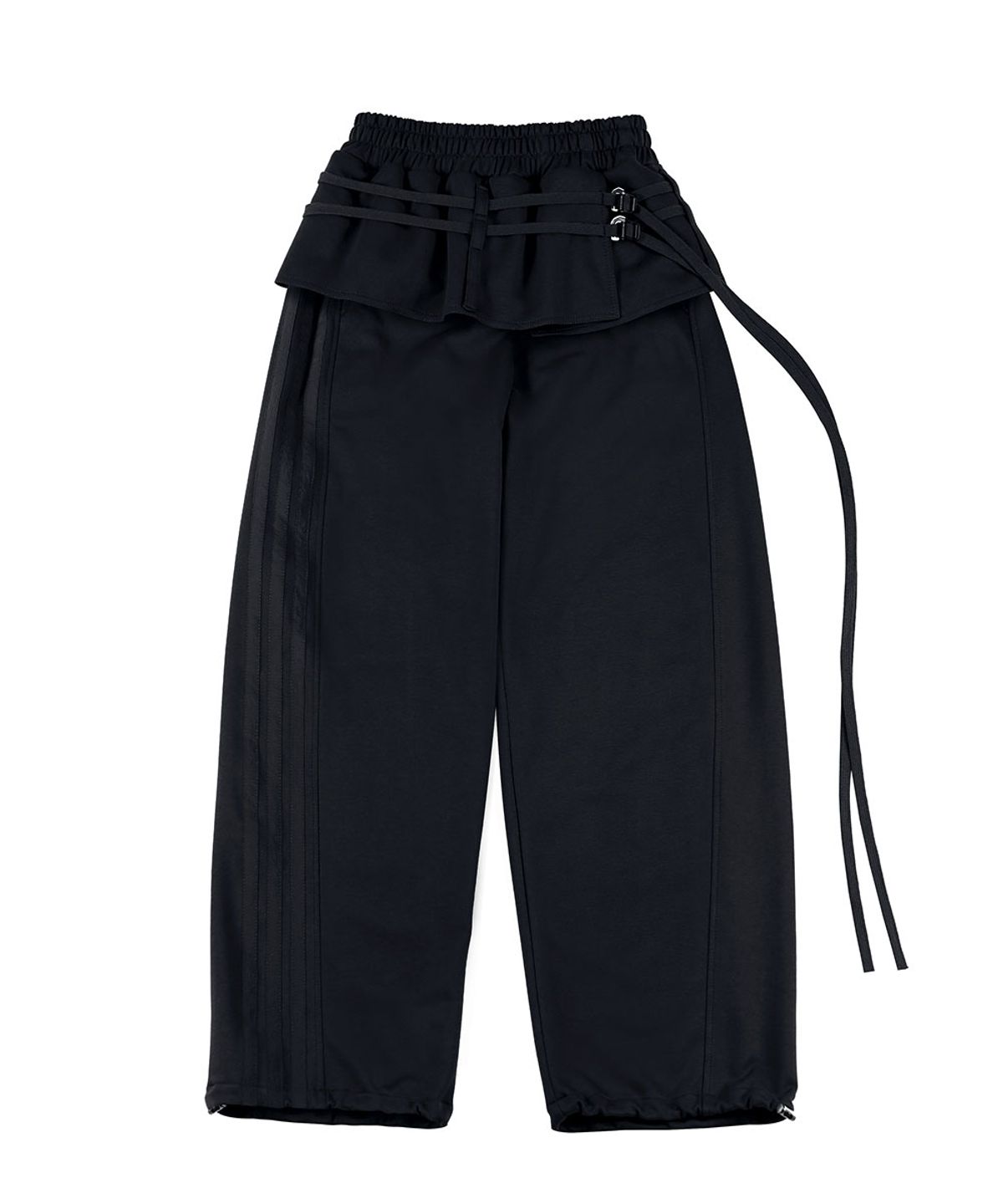 디프런티스(DIFFERENTIS) Layered Track Pants (BK)