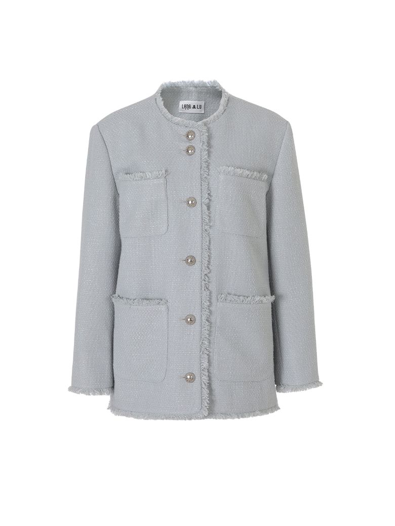 TOAE Tweed Jacket(토에)_MINT GREY