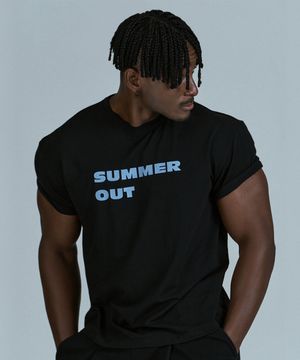 썸머 아웃 레귤러핏 크롭 숏슬리브