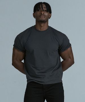 레귤러핏 크롭 숏슬리브