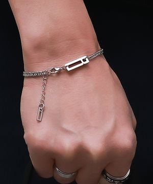 투블랑비 BM261B1235 체인 메탈 남자 여자 팔찌