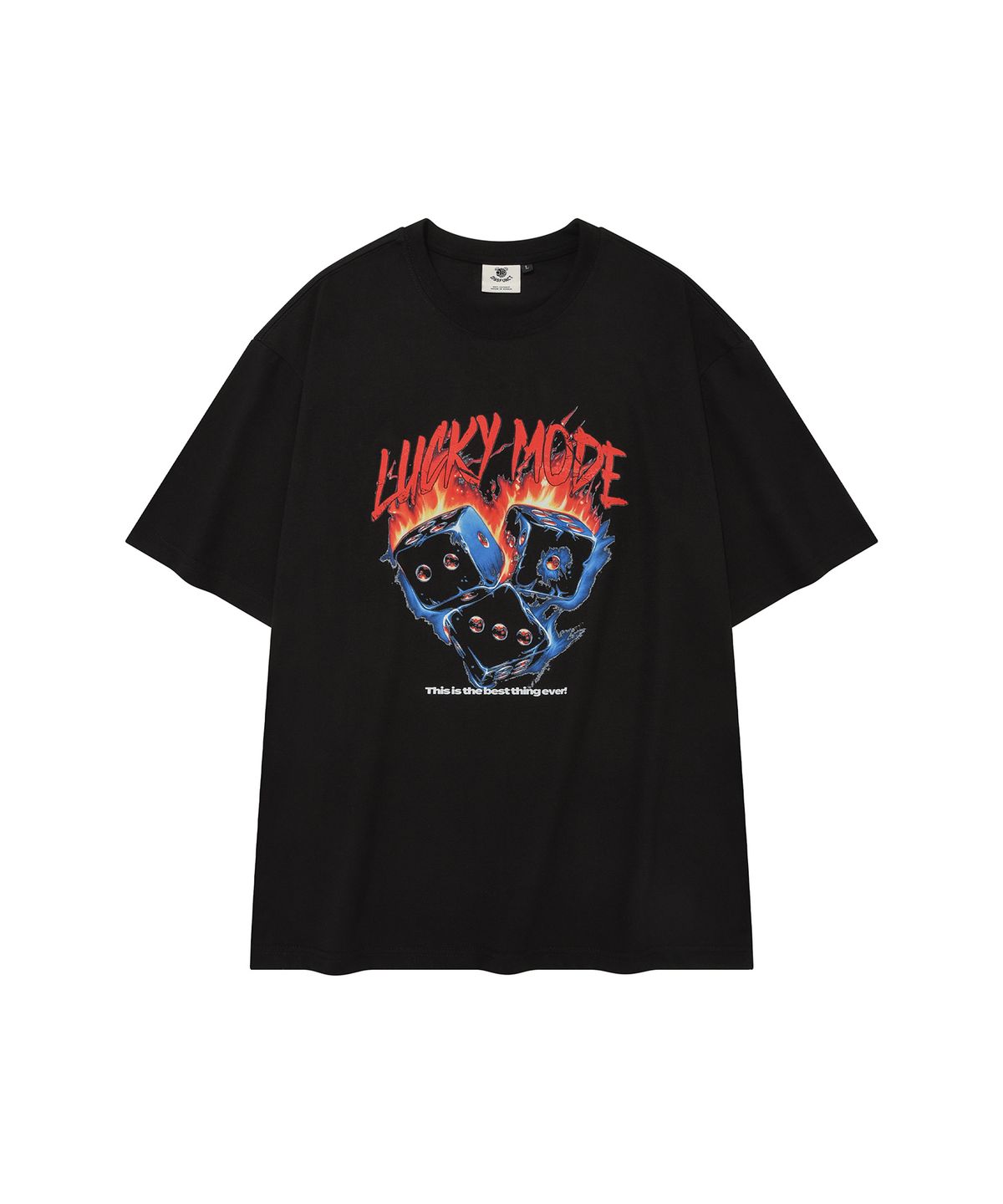 디스펑트(DYSFUNCT) LUCKY MODE DICE T-SHIRT(BLACK)