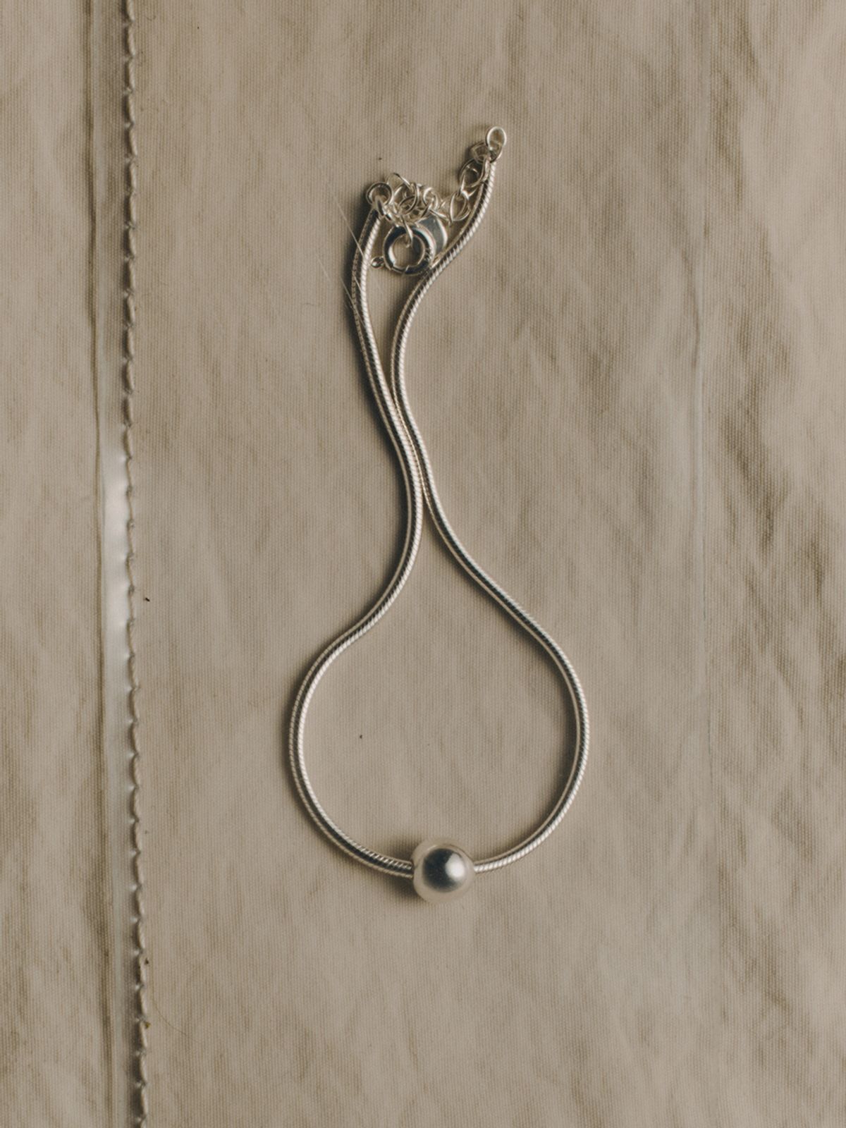이너프(ENUFF) (silver 925) Dot ball bracelet