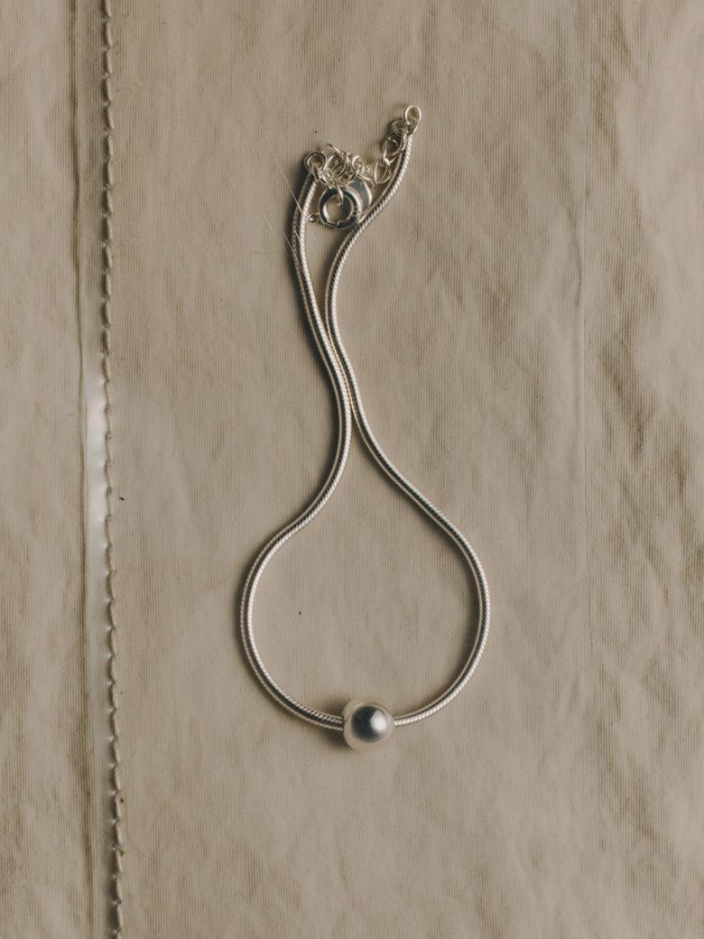 (silver 925) Dot ball bracelet