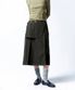 아일렛 레이어드 스커트 CHARCOAL