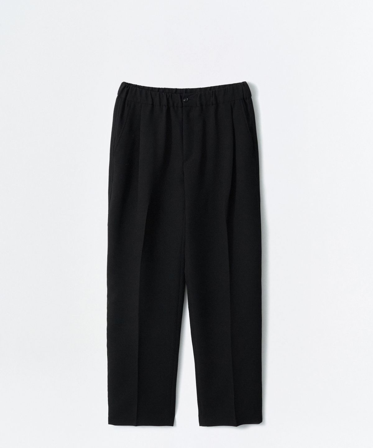 이지오(EZIO) Essential Wide Banding Pants_Black
