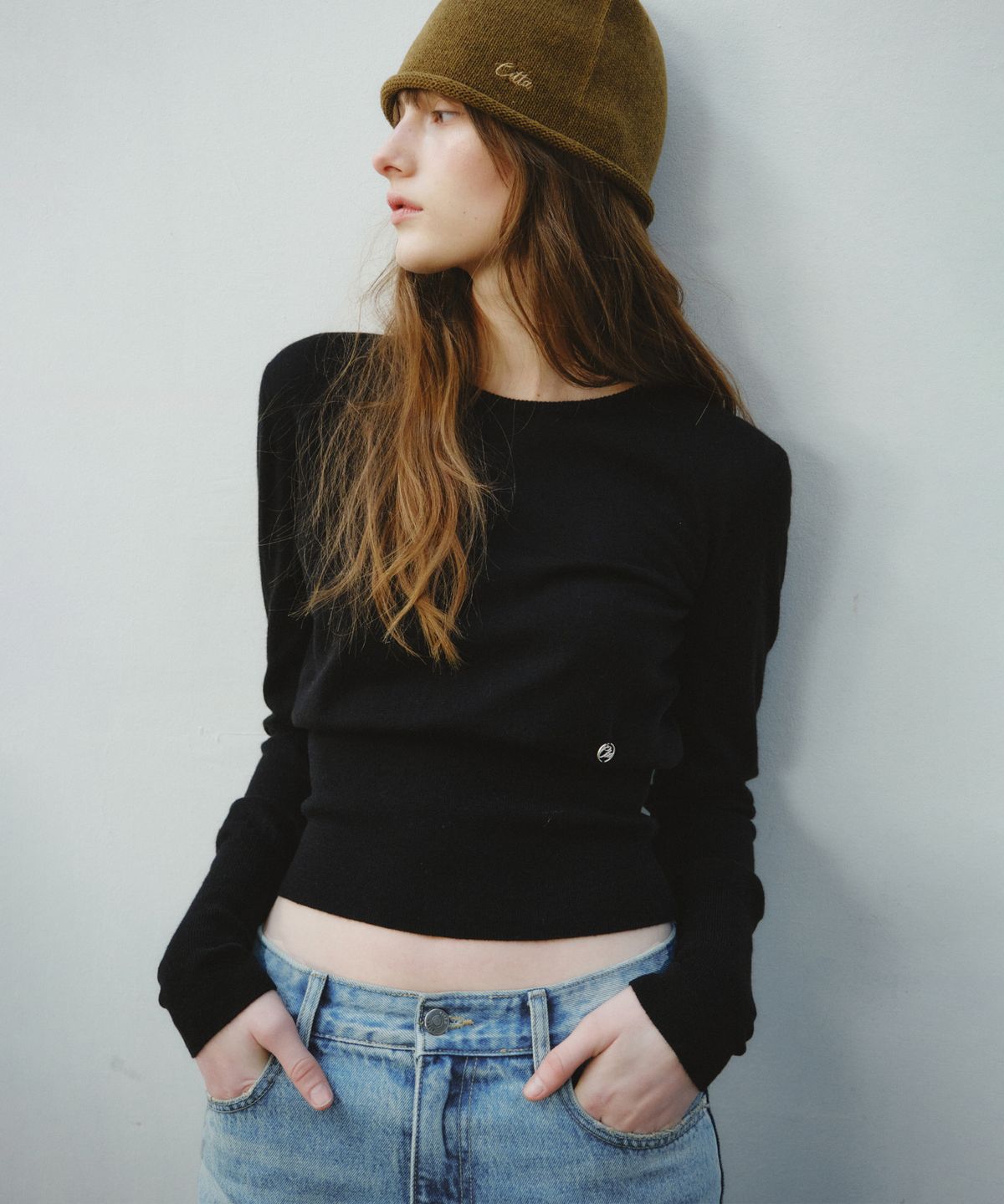 씨타(CITTA) Essential Wide Rib Crewneck Knit_CTK256(3color)