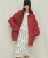 Linen Blend Utility Field Jacket_CTO155(Red)