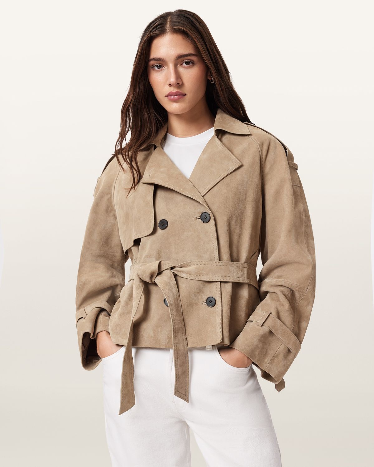 올세인츠(ALLSAINTS) 리드 스웨이드 자켓 W006LE-4074