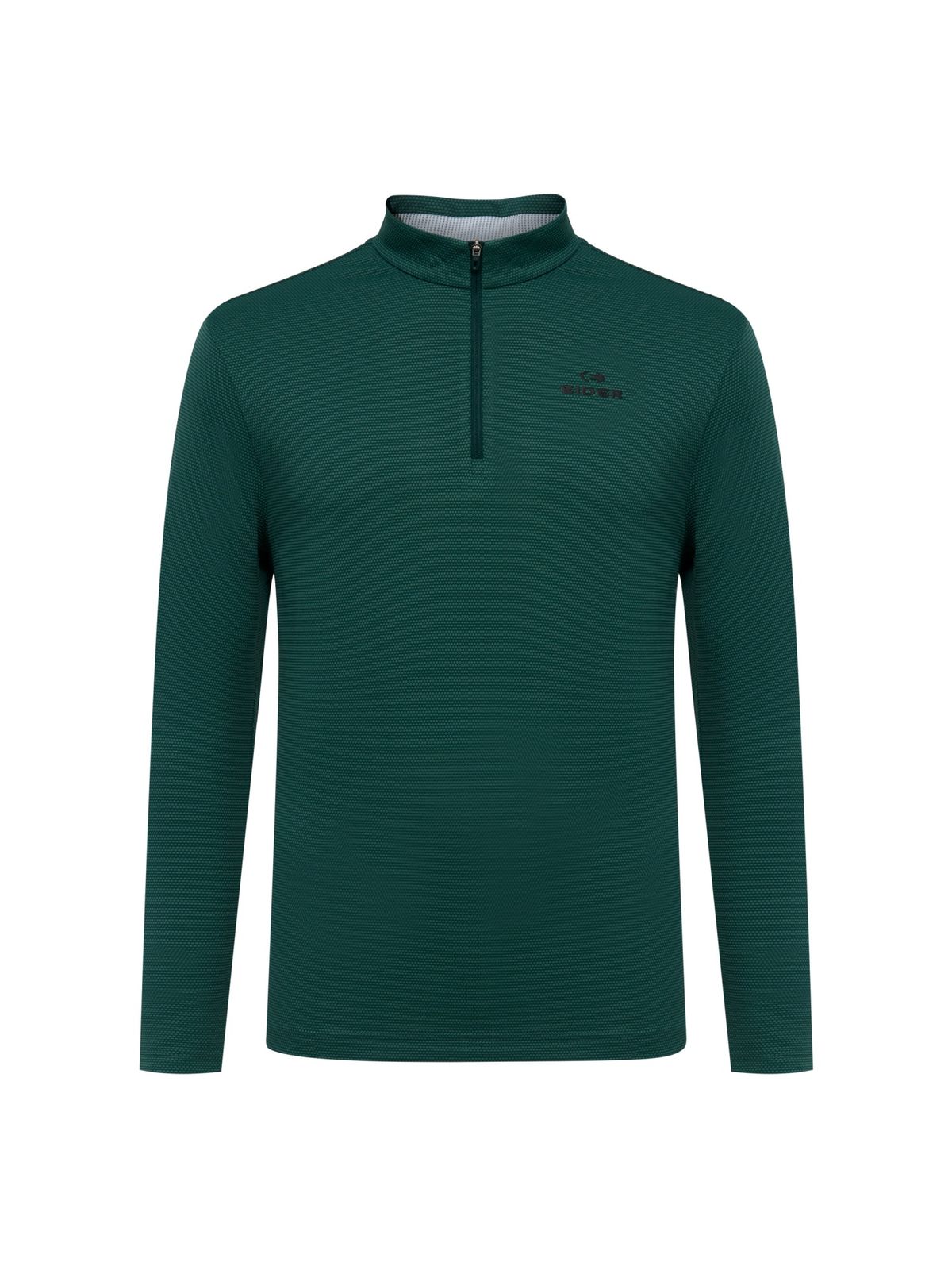 아이더(EIDER) PERFORMANCE (퍼포먼스) 남성 버블 긴팔 짚업 티셔츠_Dark Green