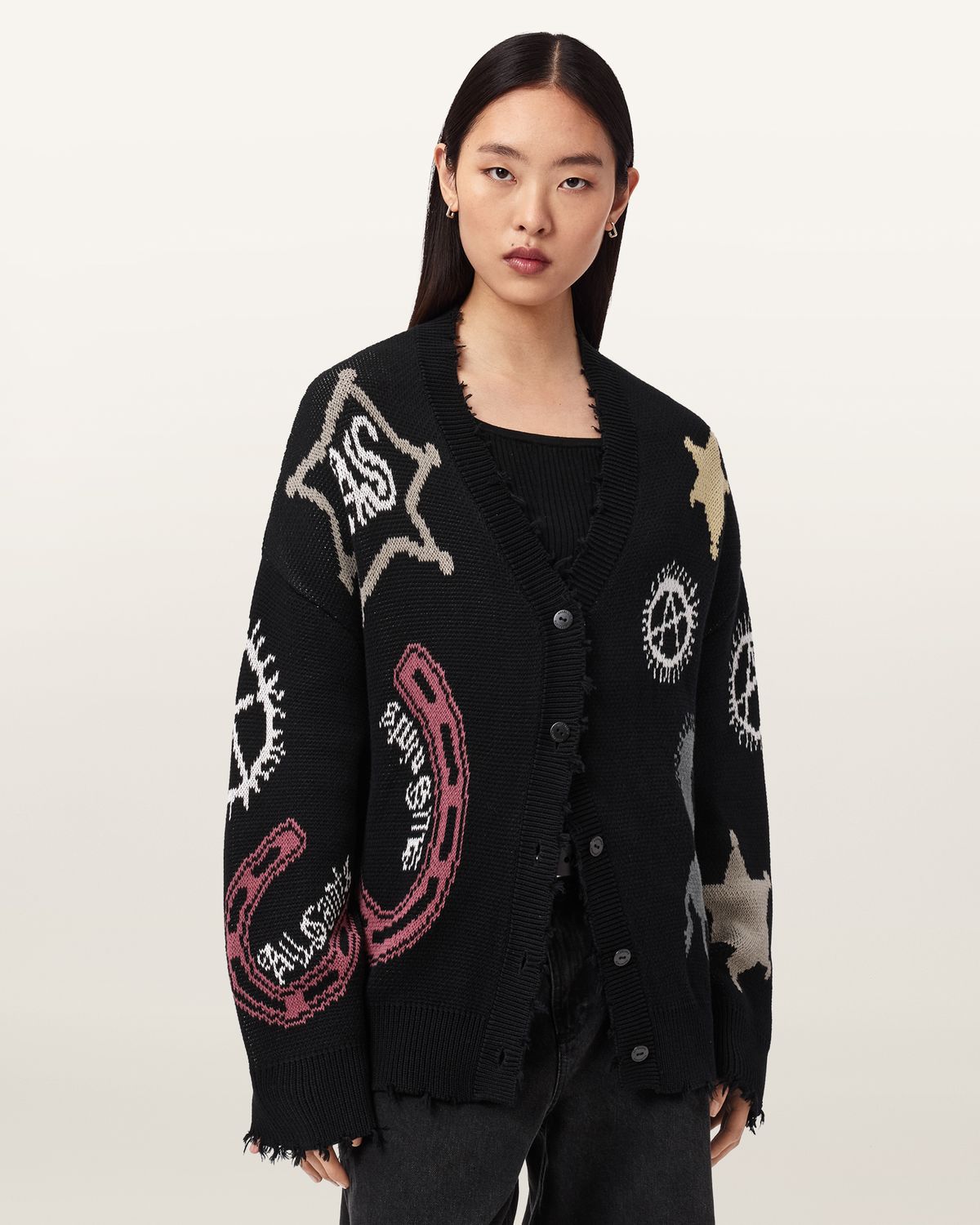 올세인츠(ALLSAINTS) 헤스터 가디건 W009KE-5