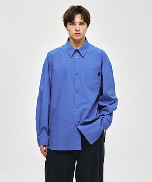 셈블런스 시그니처 셔츠 블루 ZI2SH802BL