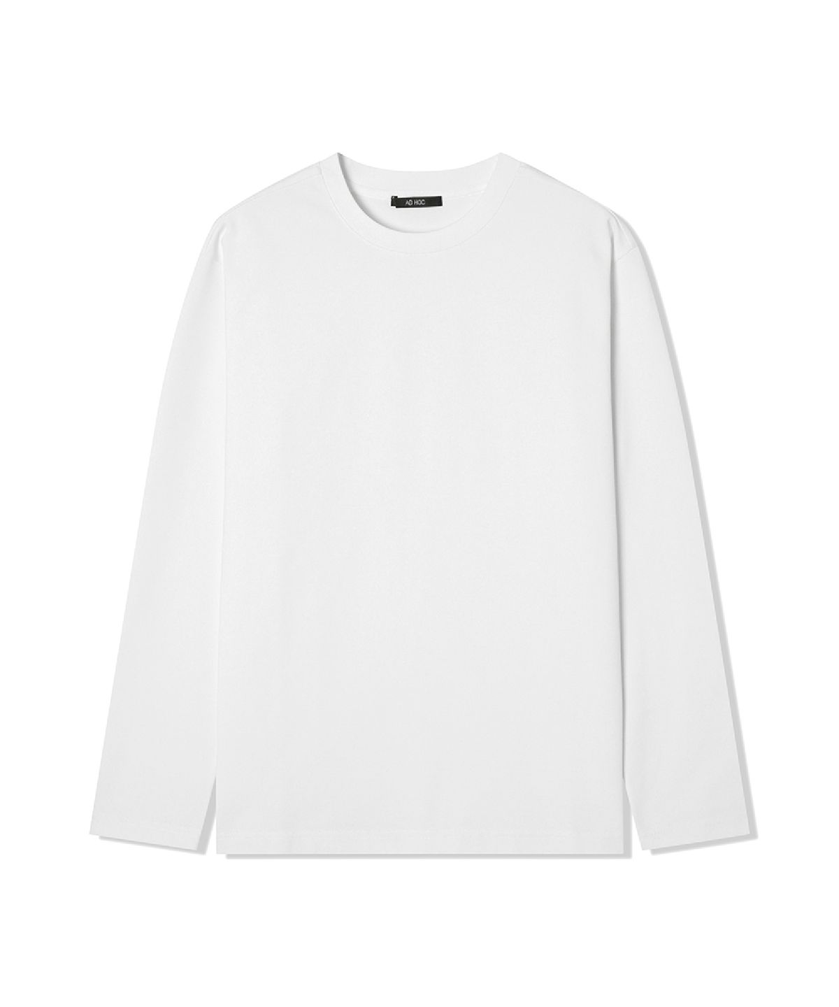 애드호크(ADHOC) 남성 베이직 긴팔 티셔츠 (WHITE) (HC3LTK1)
