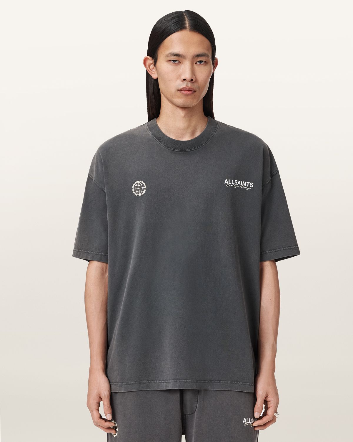 올세인츠(ALLSAINTS) 엠블럼 크루 티셔츠 M006PE-162