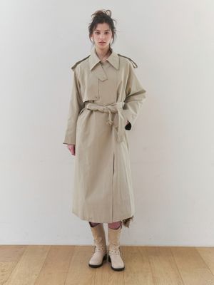 [다양한스타일링/클래식무드/롱기장] 클래식 롱 트렌치 코트