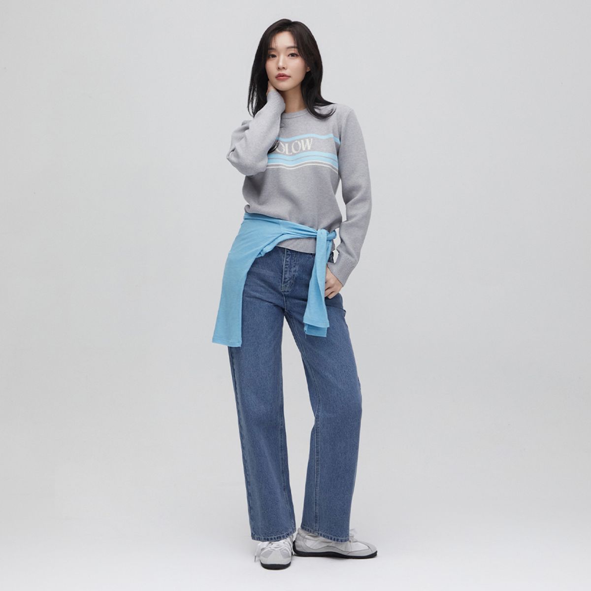 플라스틱 아일랜드(PLASTIC ISLAND) [BEIGE]스트레이트핏 데님 팬츠 PS7DP262