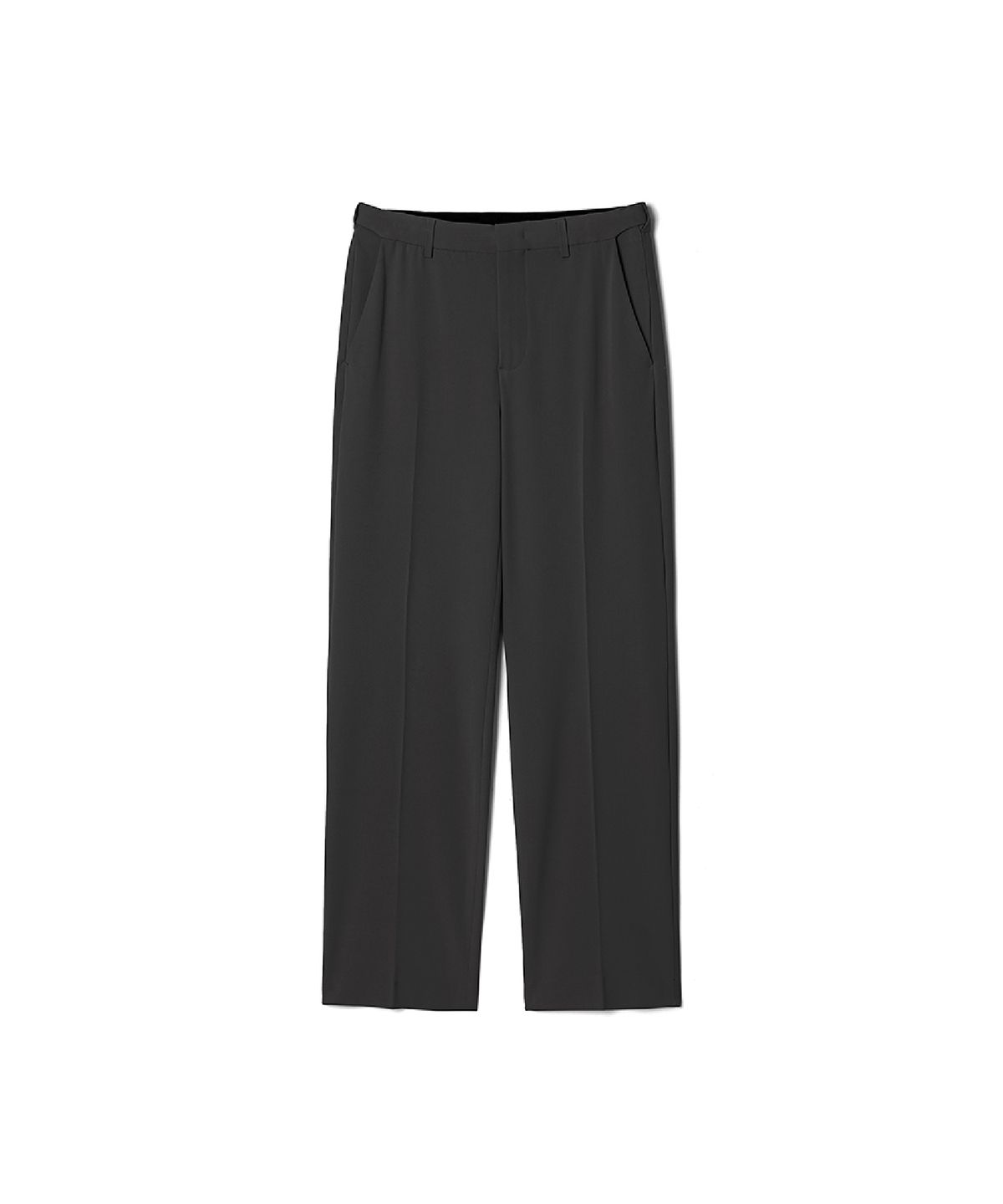 애드호크(ADHOC) 남성 T/R 스탠다드 세미 와이드 팬츠 (BLACK) (HCRLP06)