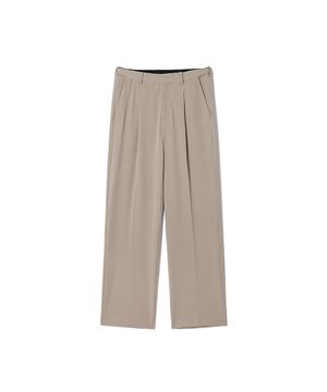 남성 T/R 스탠다드 원턱 와이드 팬츠 (BEIGE) (HCRLP05)