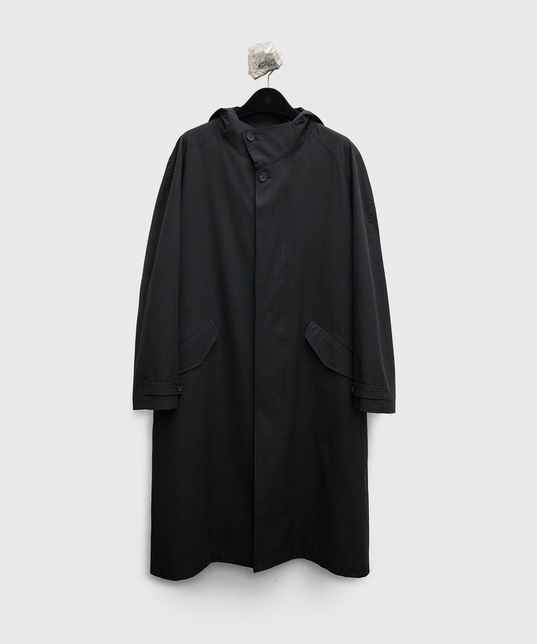 Hooded Coat - Black