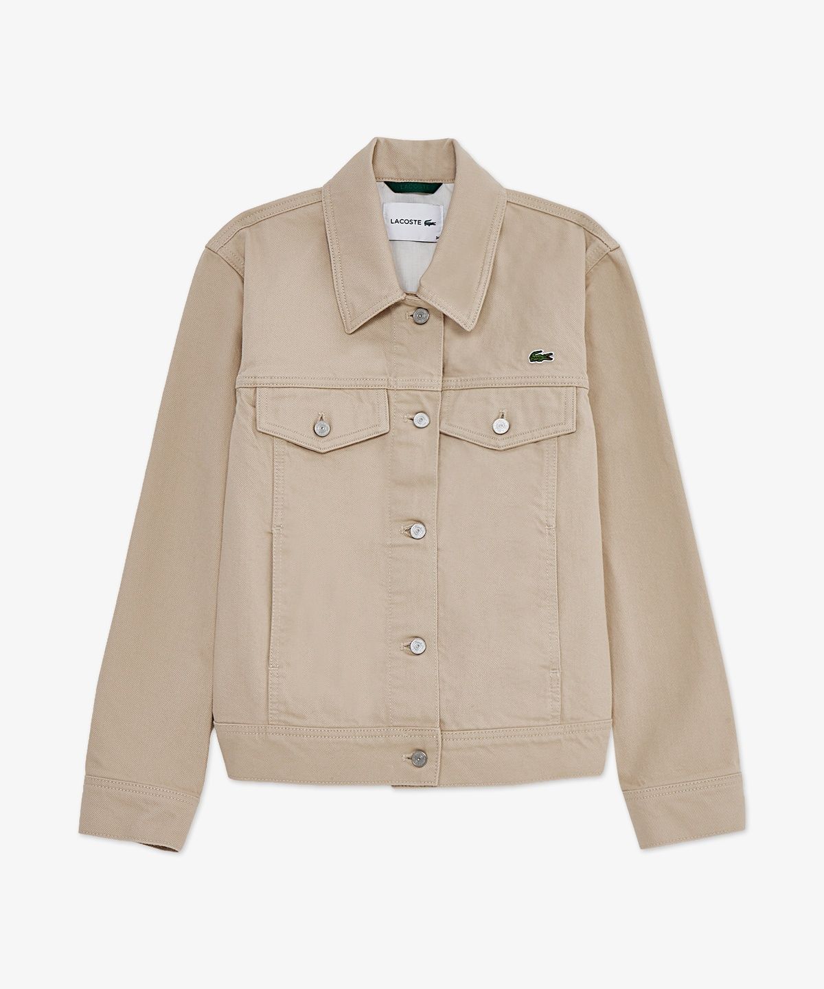 라코스테(LACOSTE) 여성 데님 트러커 자켓 BF6813-56G X6F