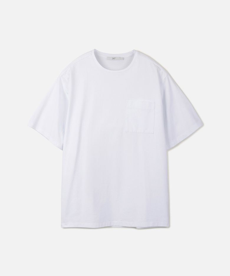SORONA® 30수 포켓 티셔츠 WHITE