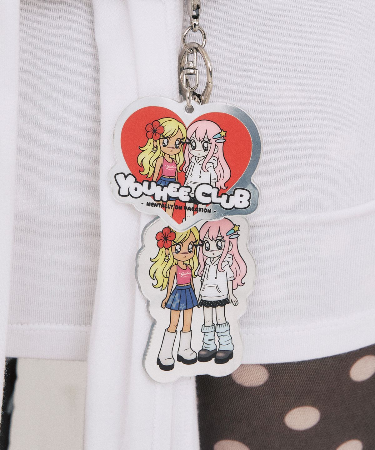 유희(YOUHEE) YOUHEE CLUB MIRROR KEYRING_MULTI