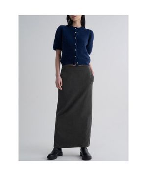 H라인 맥시 스커트  애쉬