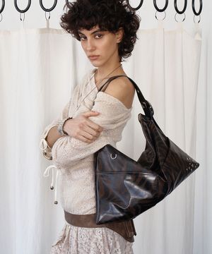 [나야와시 PICK] RORA HOBO BAG [Zebra Brown]