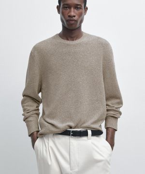 멀린 코튼 린넨 니트 스웨터