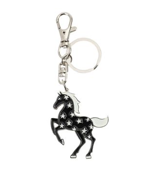 STAR HORSE KEYRING [Black]